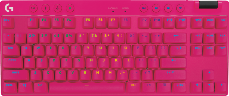 Logitech G PRO X TKL Lightspeed Gaming Toetsenbord Qwerty Magenta