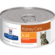 Hill&apos;s Prescription Diet K/D Kidney Care nat kattenvoer met kip blik 1 tray (24 x 156 g)