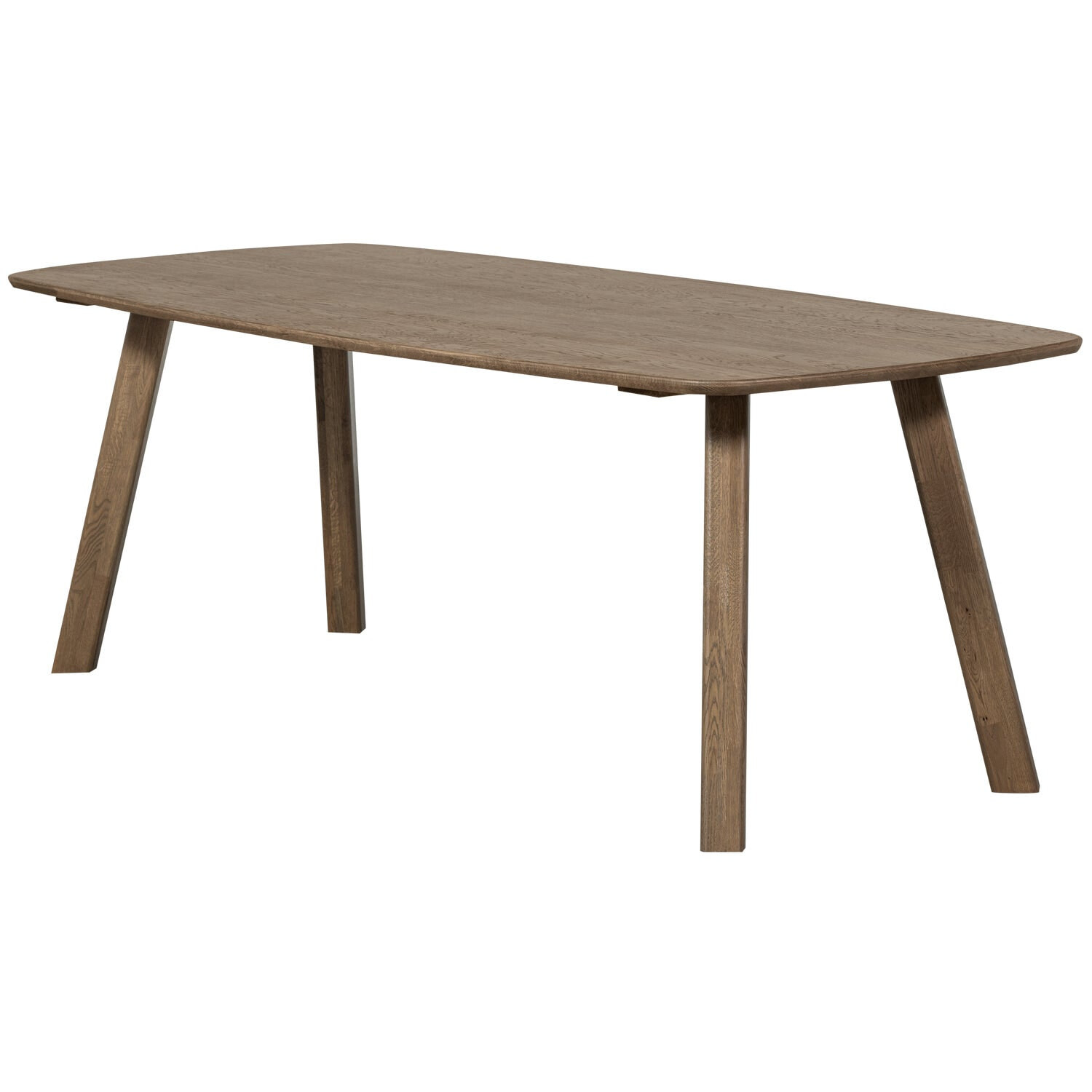 WOOOD Deens Ovale Eettafel Tablo Eikenhout - Cashmere Bruin - Ovaal