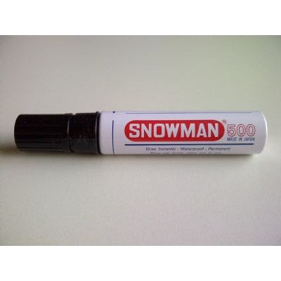 Stift Snowman Jumbo 500 zwart - 40 stuks