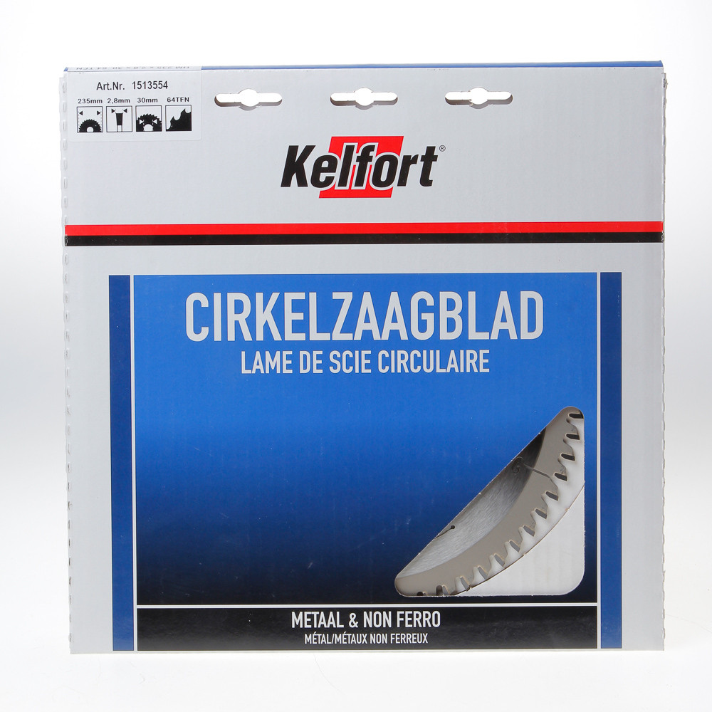 Cirkelz.blad metaal 235x30 64t