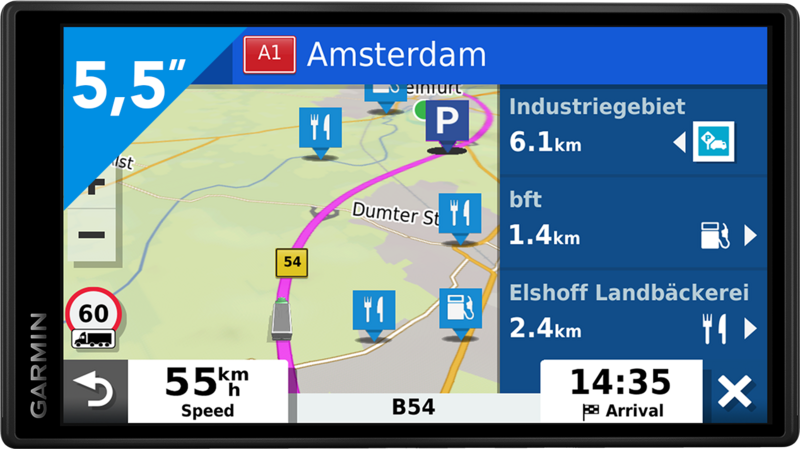 Garmin Dezl LGV500 Truck Europa