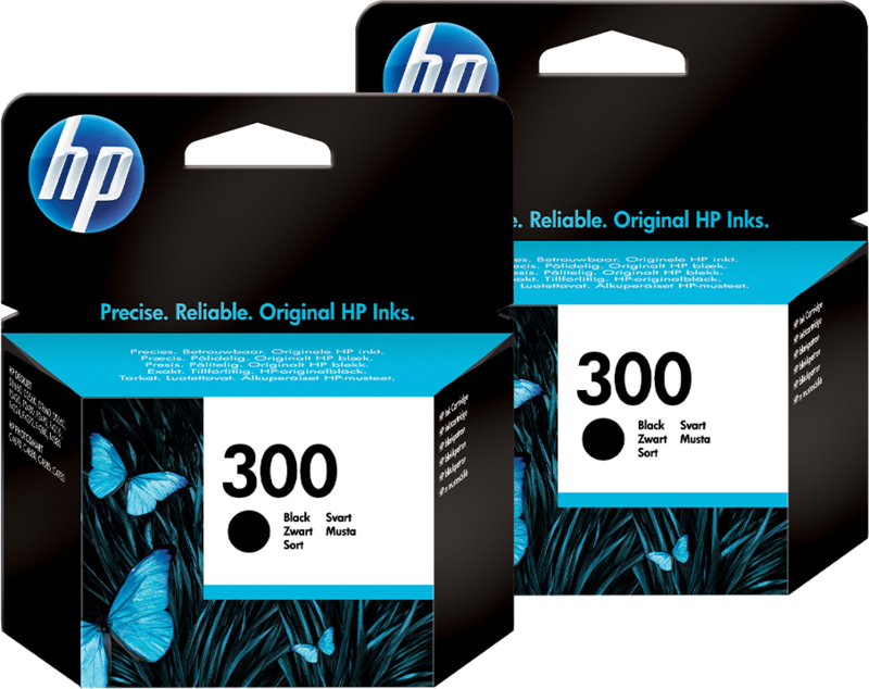 HP 300 Cartridges Zwart Duo Pack