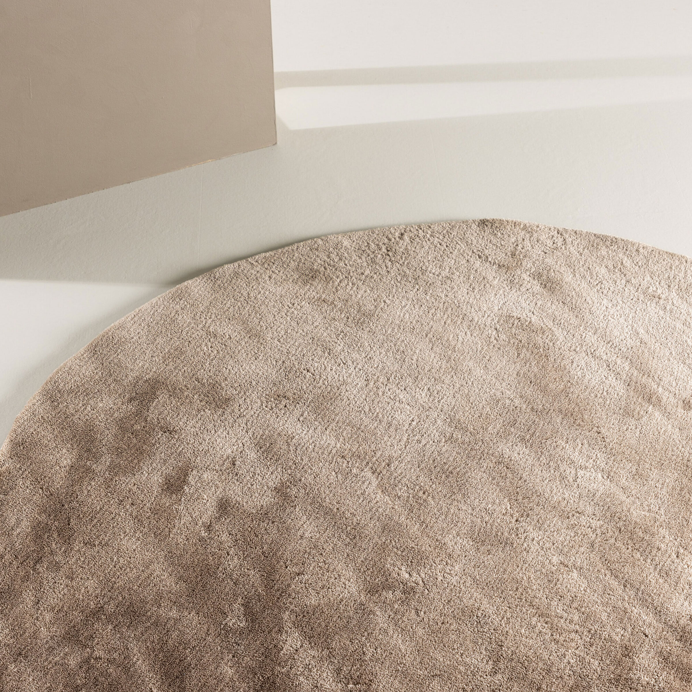 Nohr Rond Vloerkleed Yer 200cm - Beige