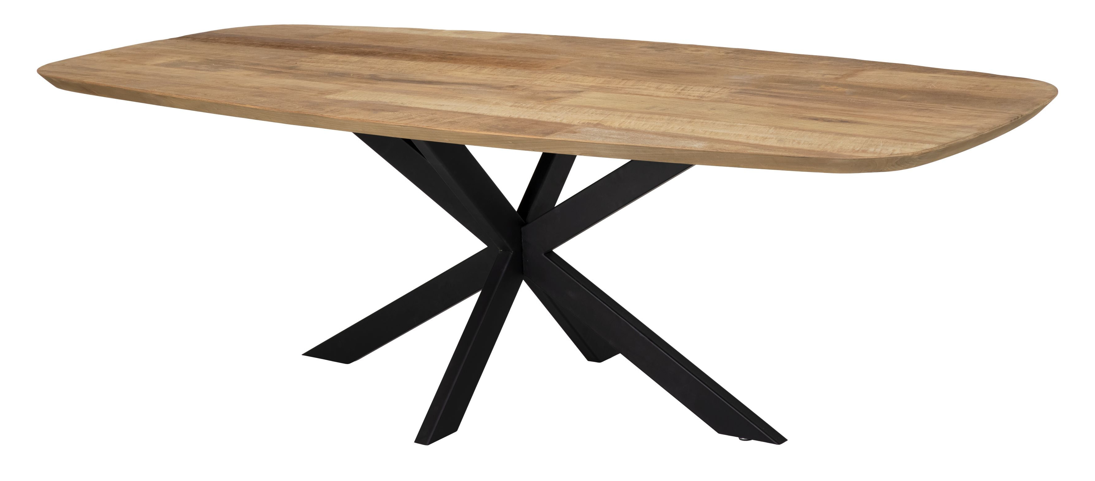 DTP Home Deens Ovale Eettafel Evo Teakhout, 240 x 110cm - Bruin - Ovaal