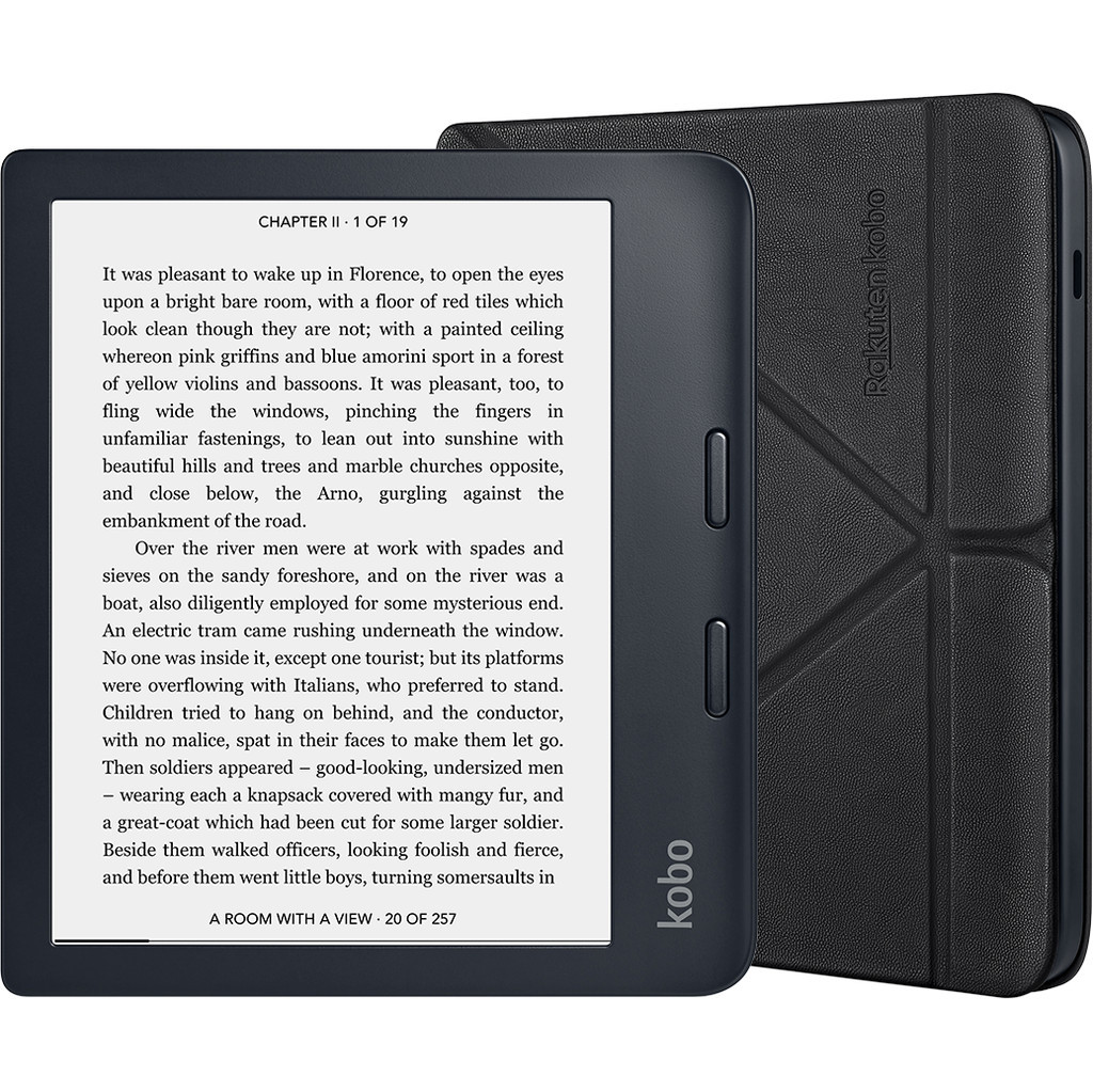 Kobo Libra 2 Zwart + Kobo Sleep Cover Zwart