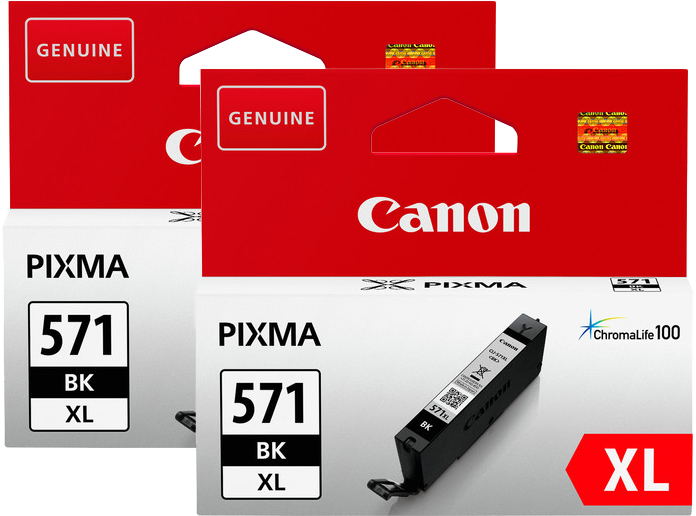 Canon CLI-571XL Cartridges Fotozwart Duo Pack