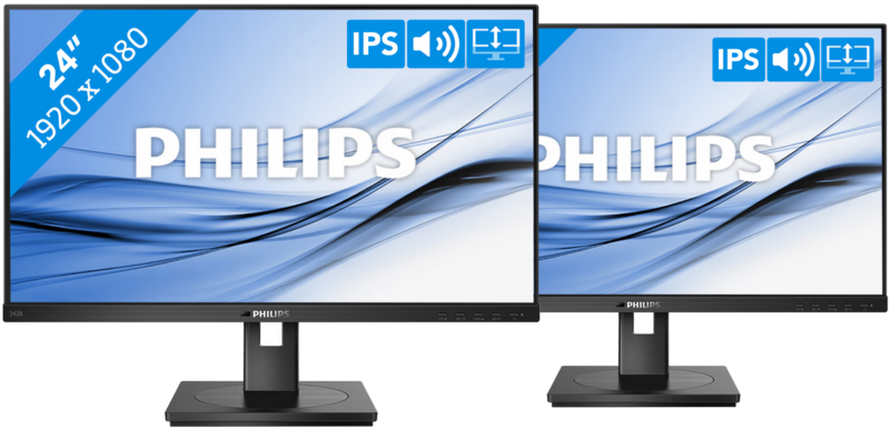 2x Philips 242B1G/00