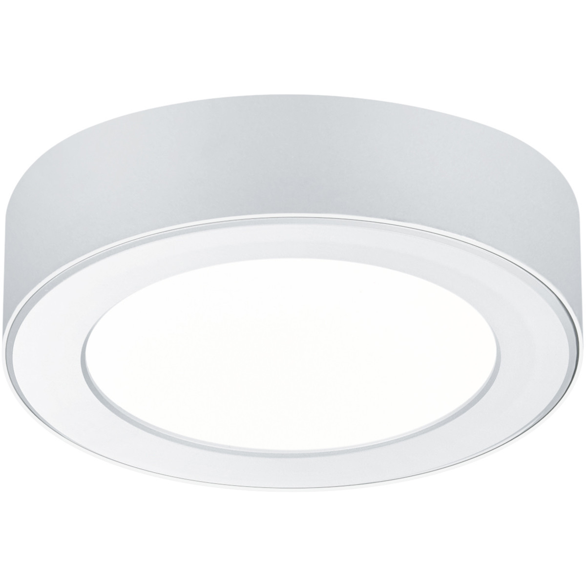 LED Plafondlamp - Inbouw - Trion Jonimo - 6W - Warm Wit 3000K - Rond - Mat Wit - Kunststof