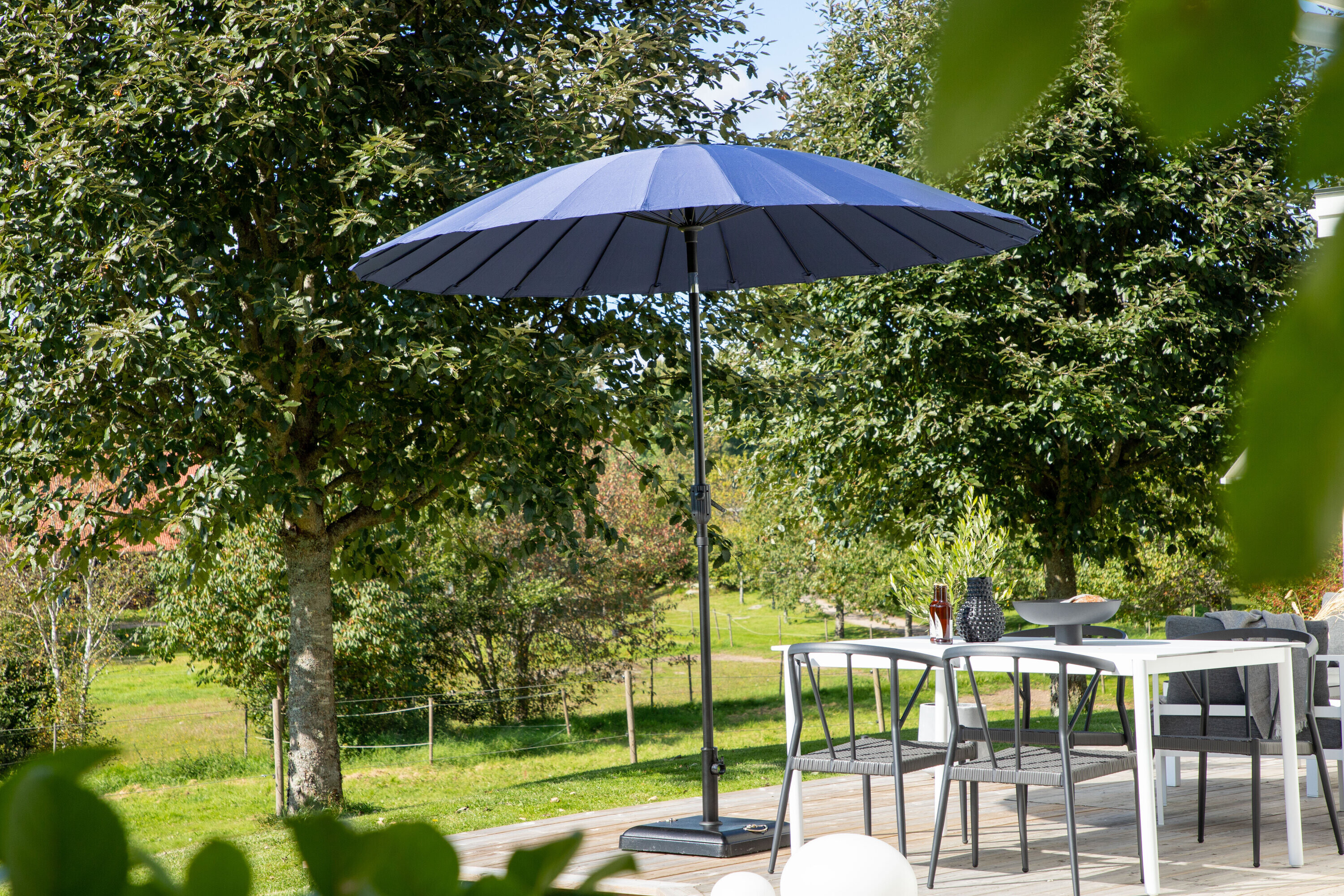 Nohr Parasol Karman 270cm - Blauw