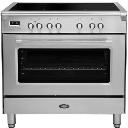 Boretti CFBI9015IX2 Inductiefornuis Toscana - 90 cm - RVS