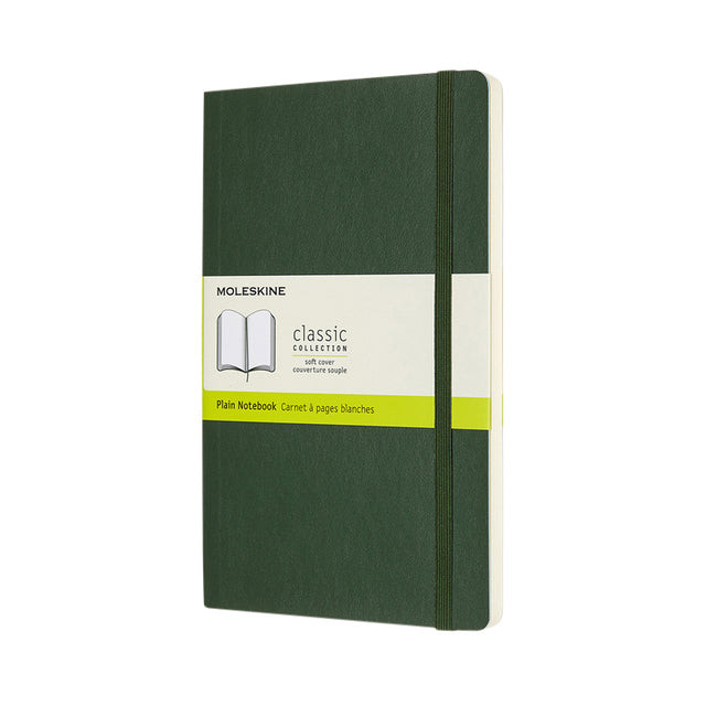 Notitieboek moleskine large 130x210mm blc sc green