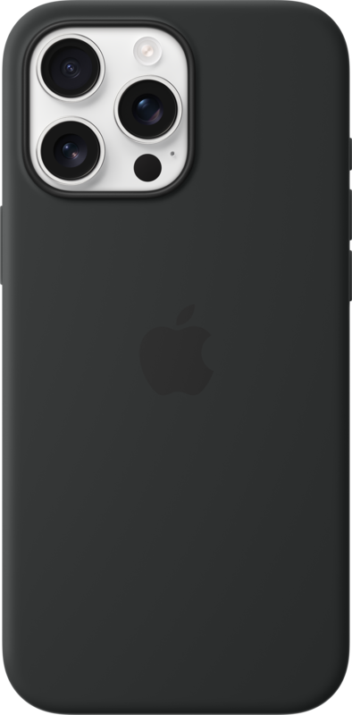 Apple iPhone 16 Pro Max Back Cover met MagSafe Zwart