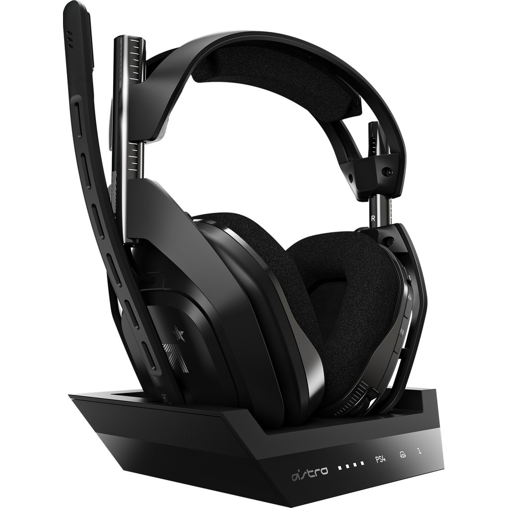 Astro A50 Draadloze Gaming Headset + Base Station voor PS5, PS4 - Zwart