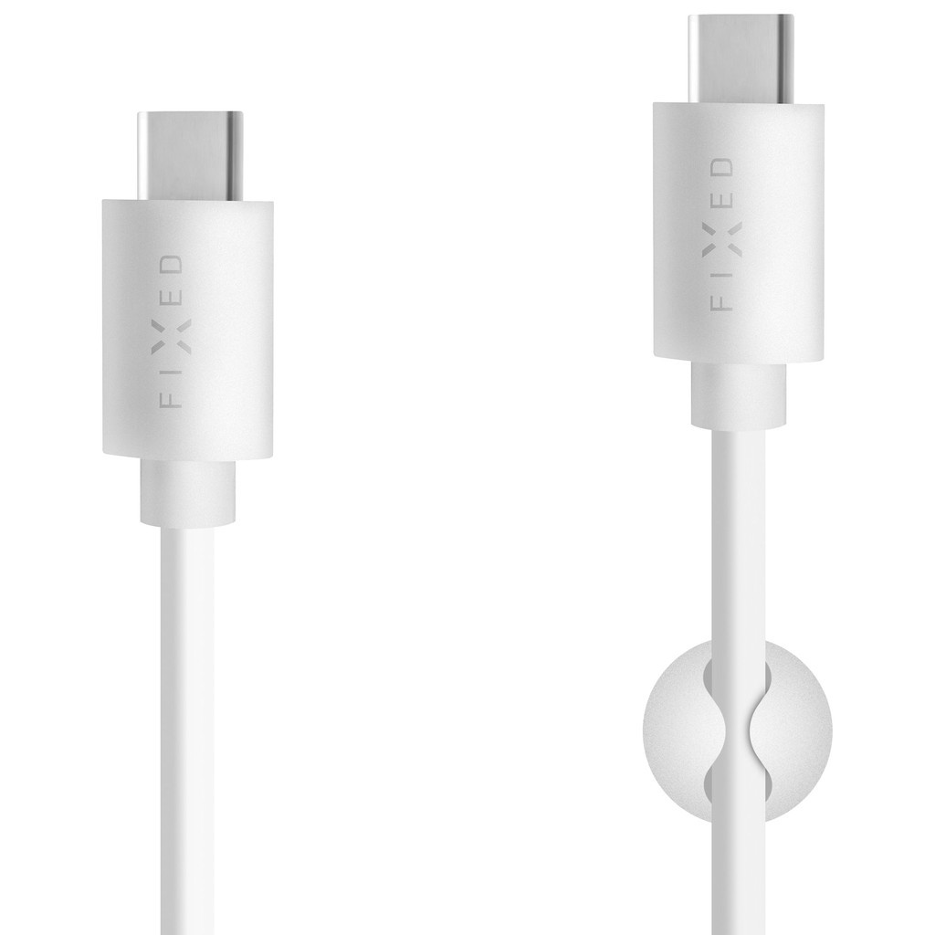 Fixed Usb C naar Usb C Kabel 1m Kunststof Wit