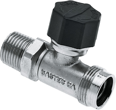 Bonfix Gaskraan recht 1/2"