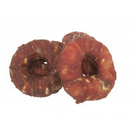 Rawhide Donut met eend kauwsnack voor de hond 2 x 5 stuks