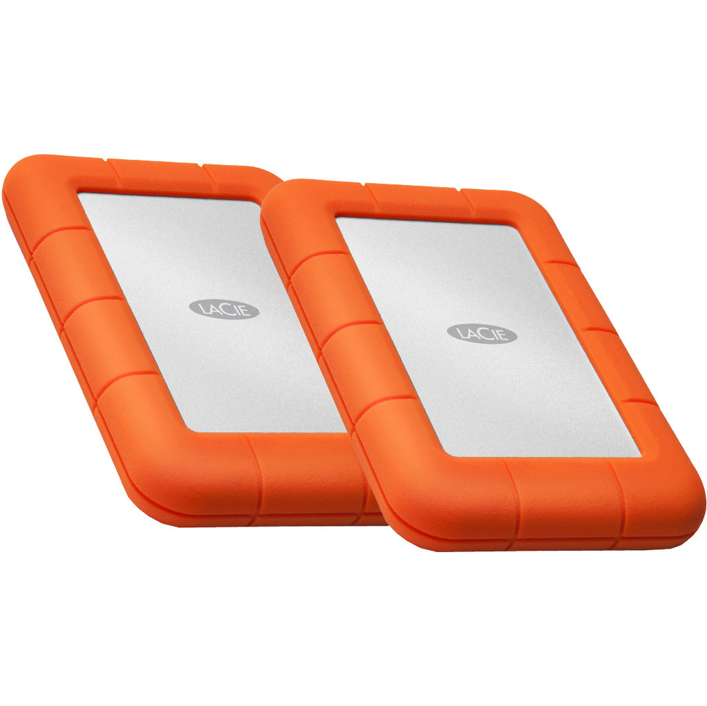 LaCie Rugged Mini USB-C 4TB - Duo pack