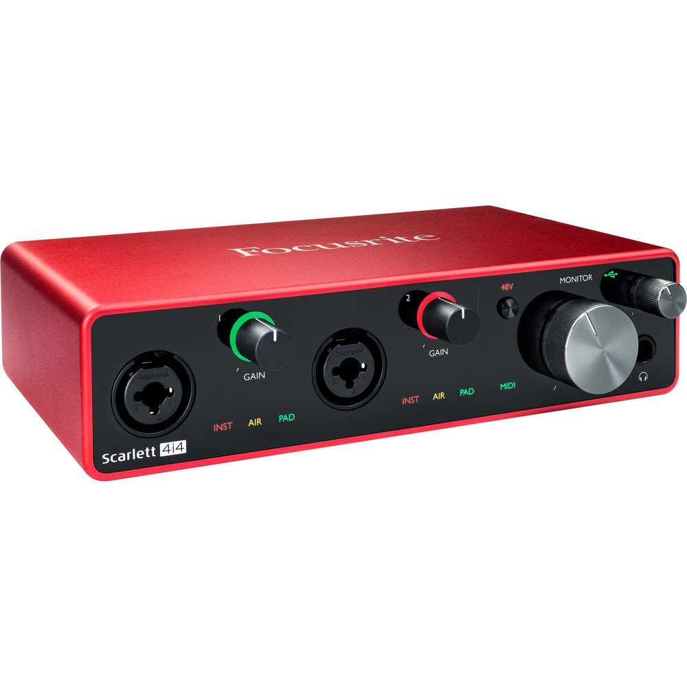 Focusrite Scarlett 4i4 3rd gen USB audio interface