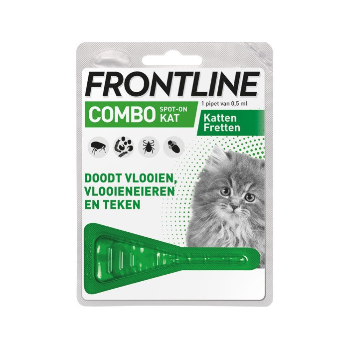 Frontline Combo Spot On Kitten - Anti vlooien en tekenmiddel - 1 pip