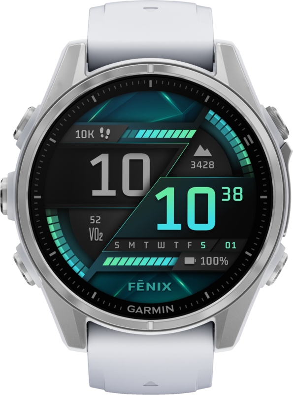 Garmin Fenix 8 Zilver/Wit 43mm