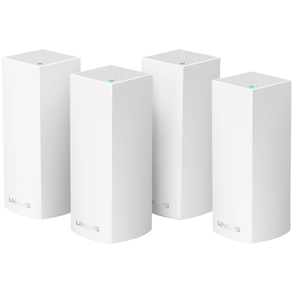 Linksys Velop tri-band Mesh Wifi (4-pack wit)