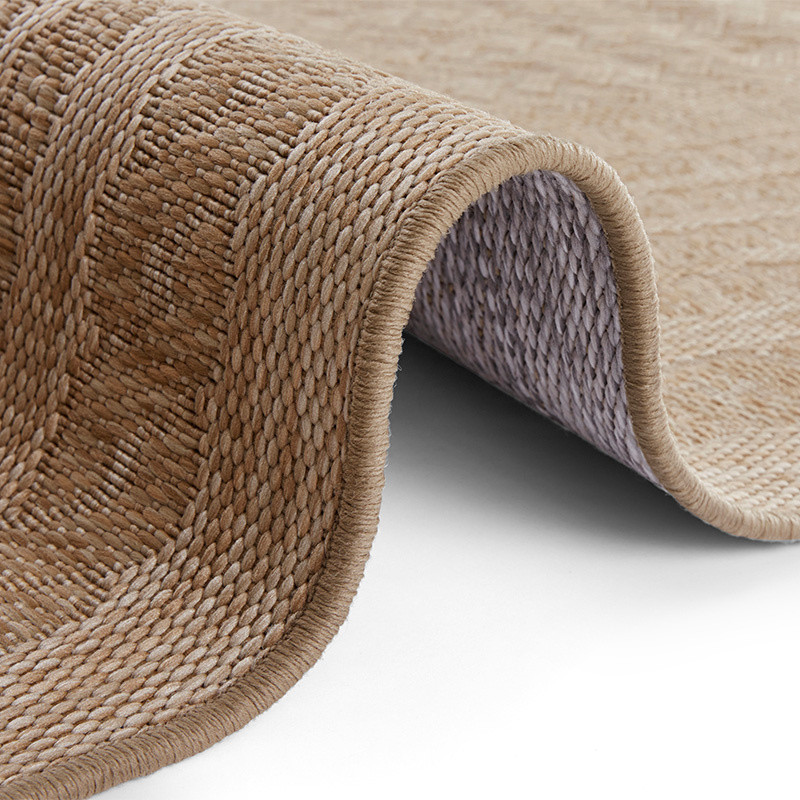 Jute Vloerkleed Woods Mokka Bruin - NORTHRUGS - 200x290 cm - Rechthoek - Dekbed-Discounter.nl