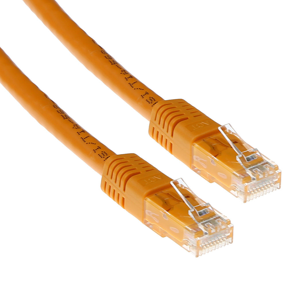 ACT IB4300 U/UTP CAT6A Patchkabel Oranje - 50 cm