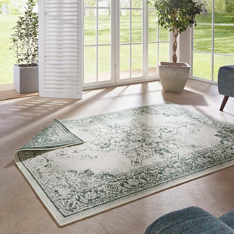 Dubbelzijdig Vloerkleed Borbon Groen - NORTHRUGS Twin Supreme - 200x290 cm - Rechthoek - Dekbed-Discounter.nl