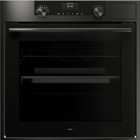 ATAG CS66121C Inbouw Combo Stoomoven met Kleurendisplay - Black Steel