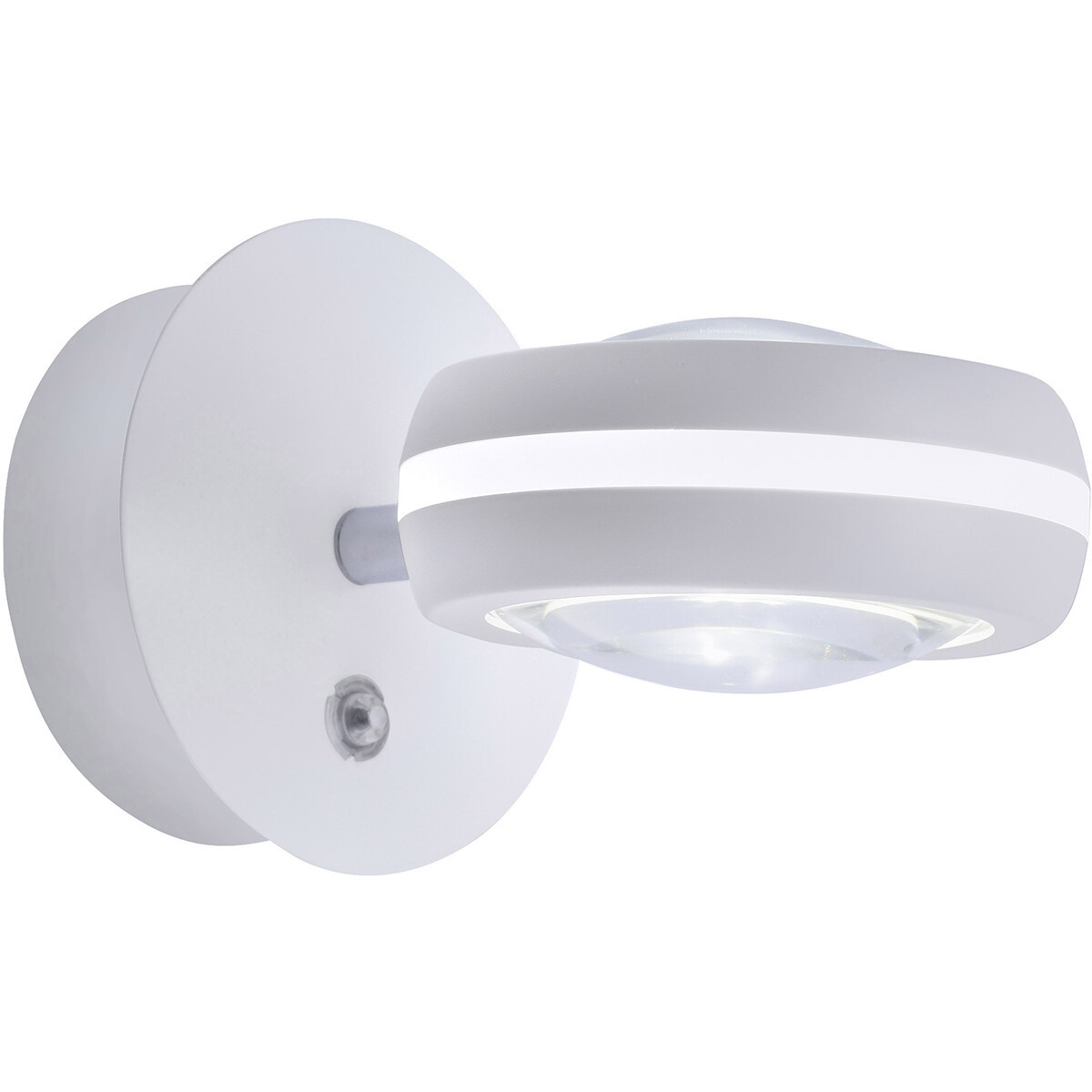 LED Wandlamp WiZ - Smart LED - Trion Visitas Up and Down - 6W - Aanpasbare Kleur - Afstandsbediening - Dimbaar - Rond - Mat Wit - Aluminium