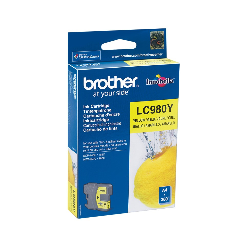 Brother LC-980Y Inkt Geel