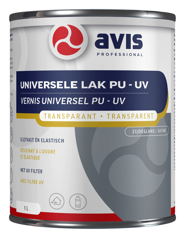 Avis Universele lak PU-UV Satin