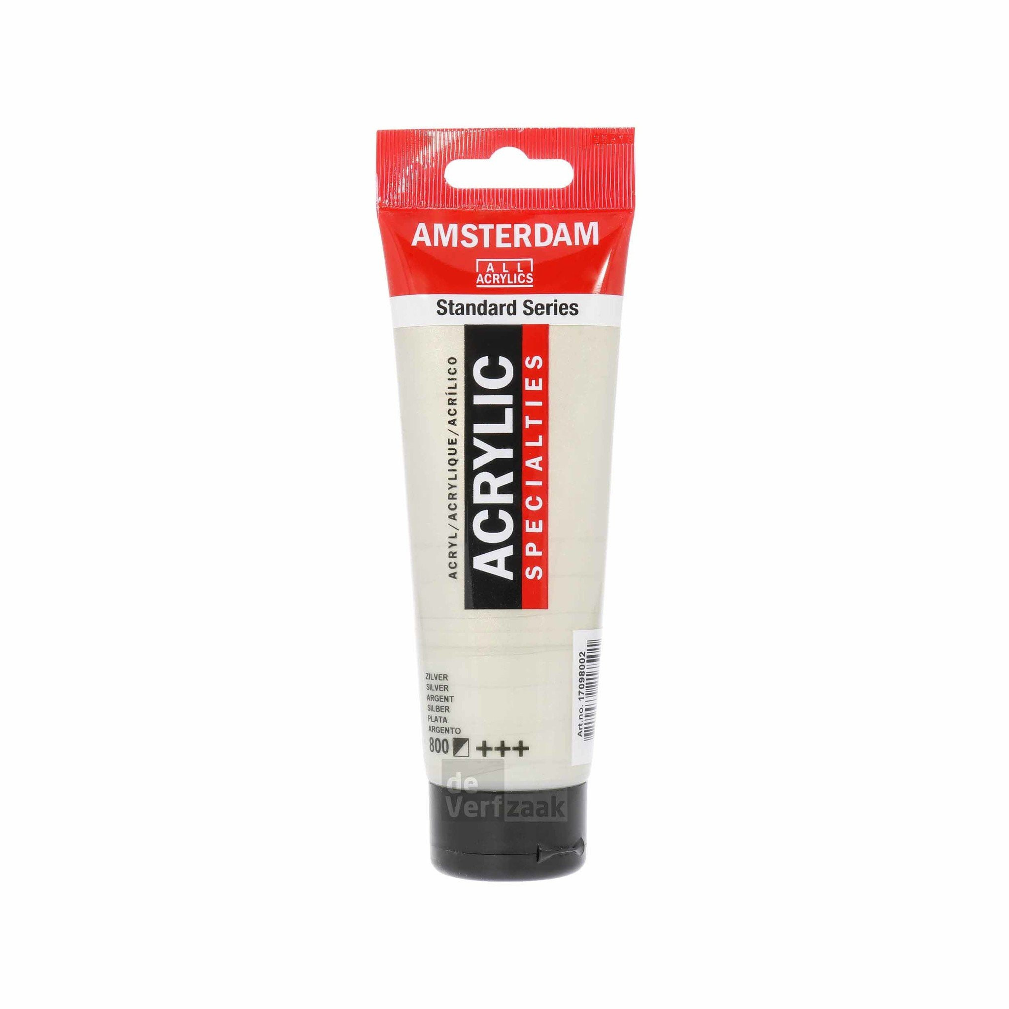 Royal Talens Amsterdam Acrylverf 120 ml - Zilver