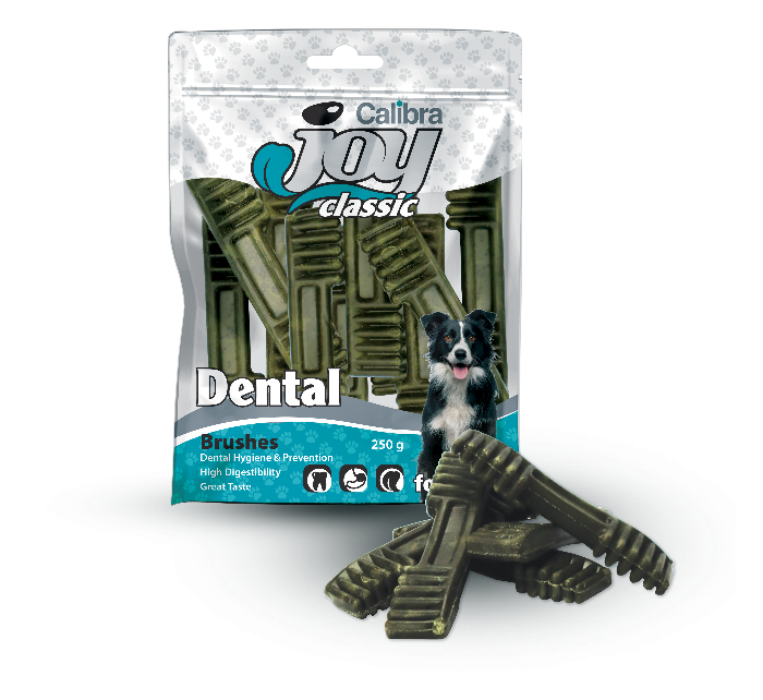 Calibra Joy Classic Dog - Dental Brushes 250 gram