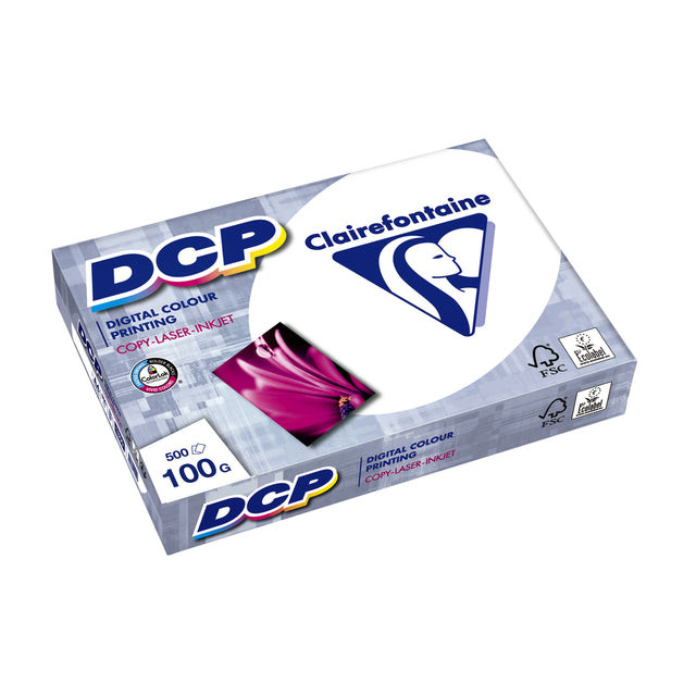 Clairefontaine DCP presentatiepapier A4, 100 g, pak van 500 vel