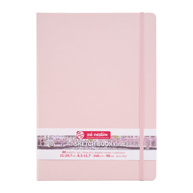 Schetsboek tac roze 21x30cm 140gr 80vel | 5 stuks