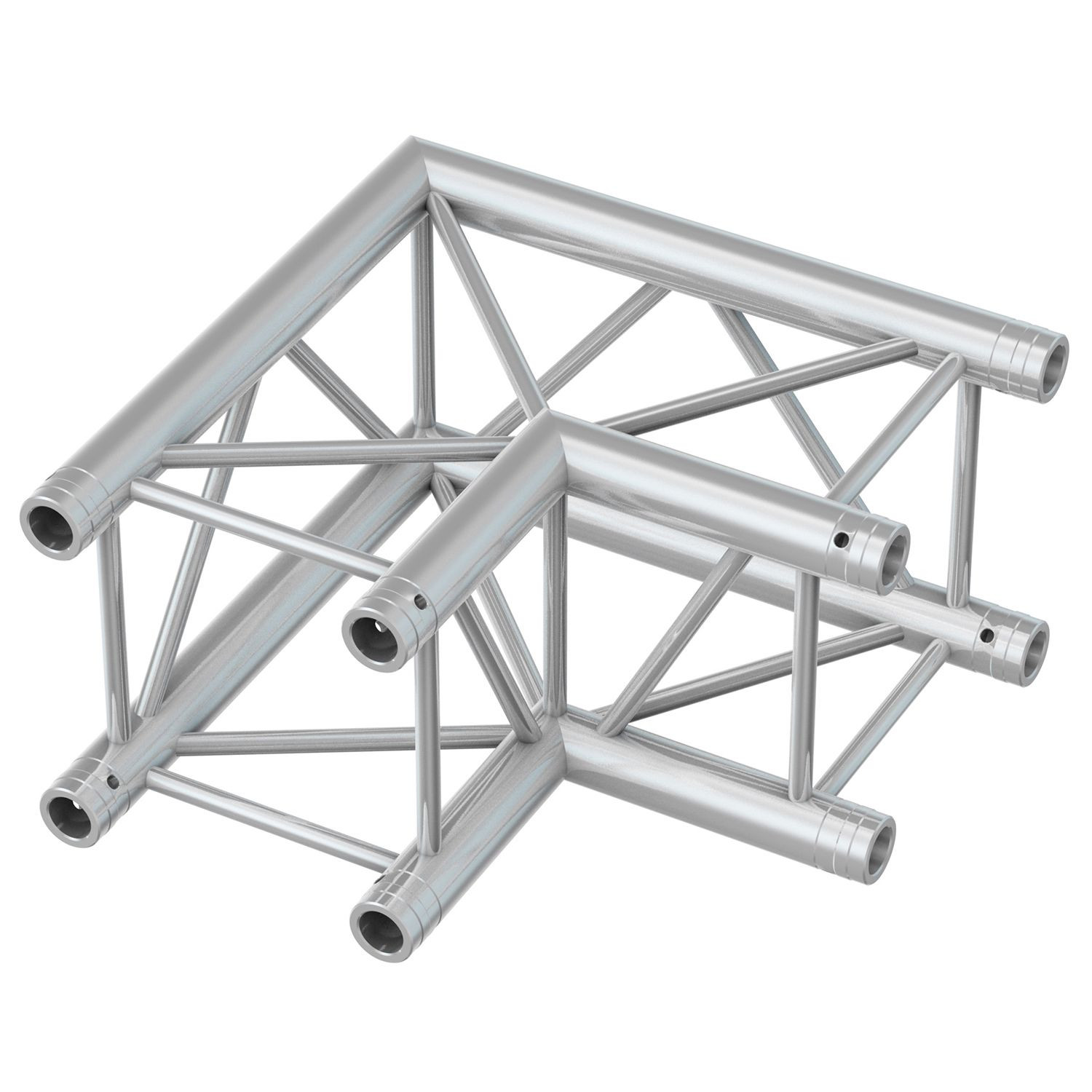 BeamZ Truss P30-C21 vierkante truss 90° 2-weg hoek