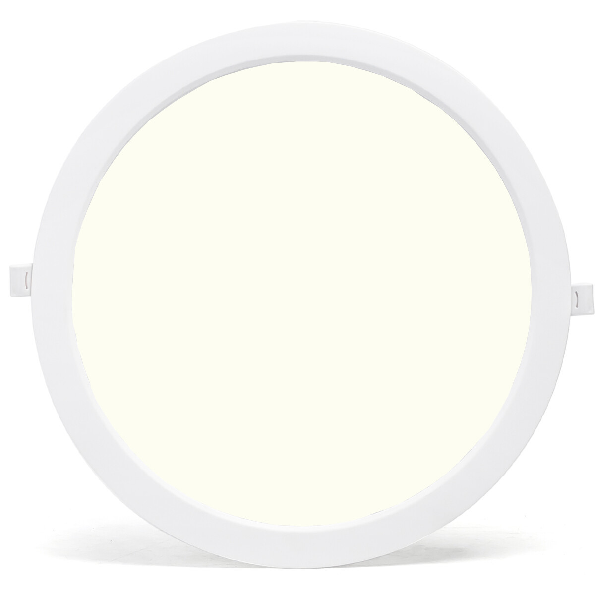 LED Paneel - Downlight - Aigi - Natuurlijk Wit 4000K - 24W - Ø30 - Inbouw - Rond - Wit - Flikkervrij