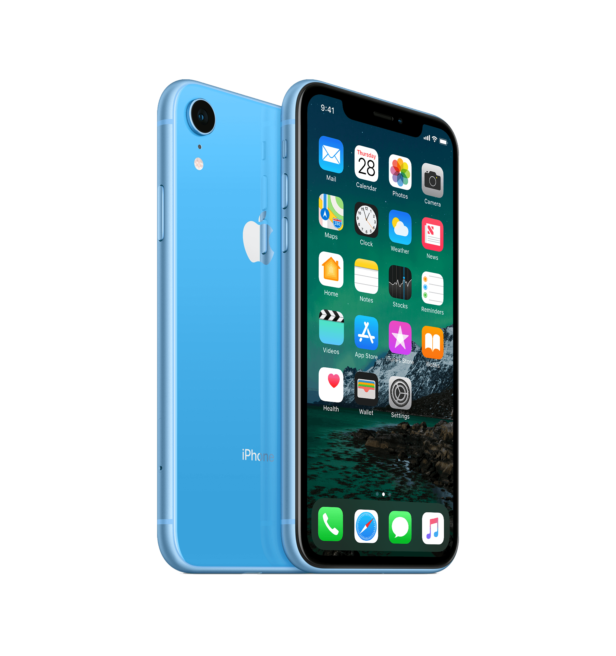 Refurbished iPhone XR 128 GB Blauw Licht gebruikt