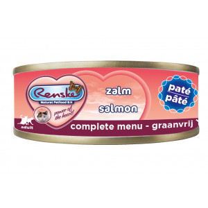 Renske paté zalm nat kattenvoer (70 gram) 1 tray (24 x 70 g)