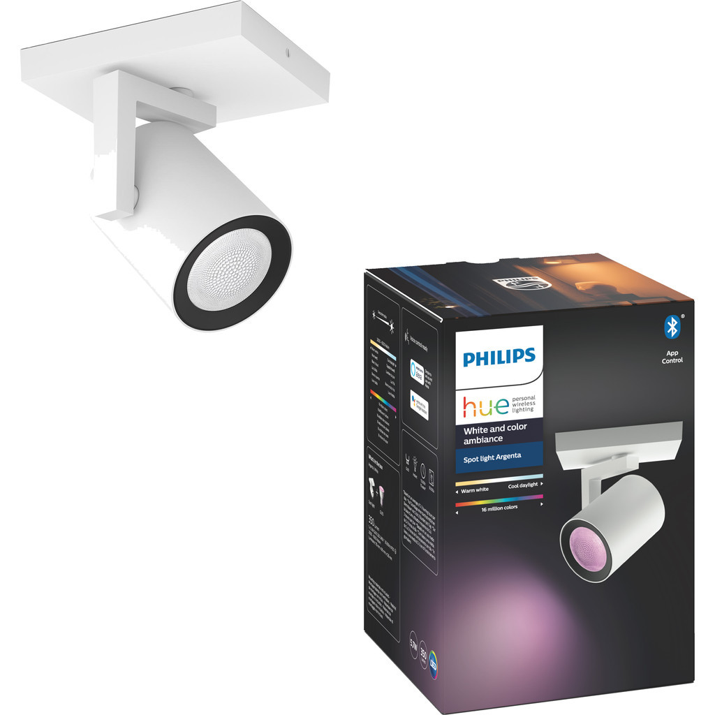 Philips Hue Argenta 1-Spot White & Colour wit