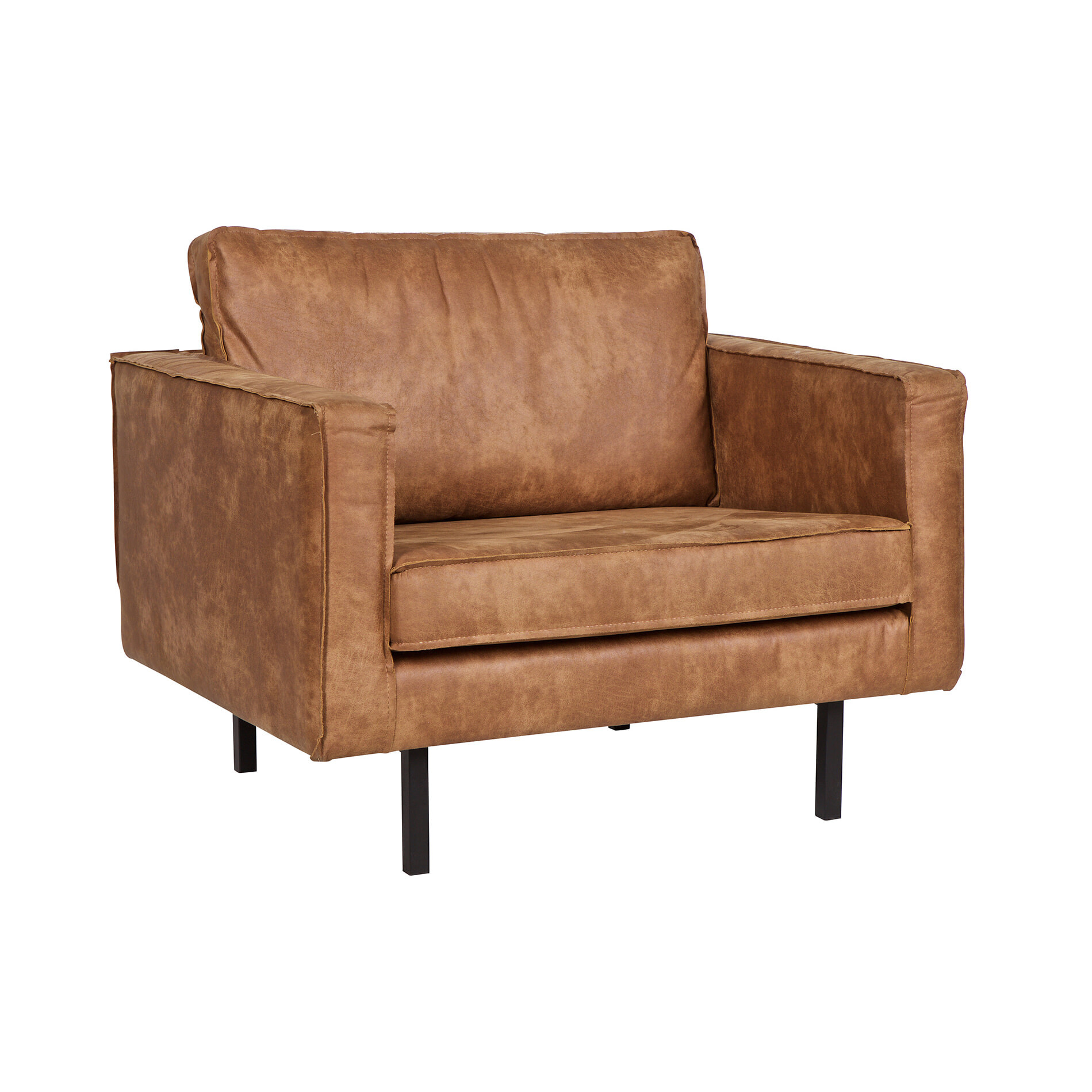 BePureHome Fauteuil Rodeo Gerecyled leer