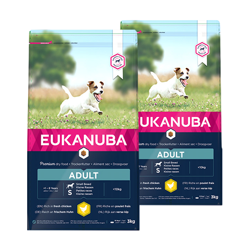 Eukanuba Adult Small Breed kip hondenvoer 2 x 15 kg