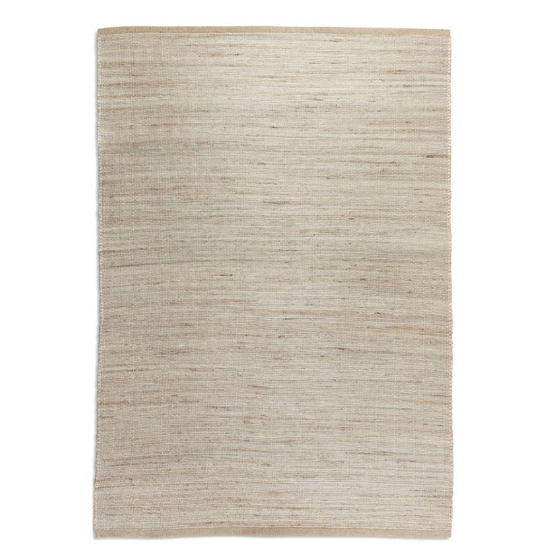 Jute Wol Katoen Vloerkleed Zacht Taupe - Dhaka - 80x150 cm - Rechthoek - Dekbed-Discounter.nl