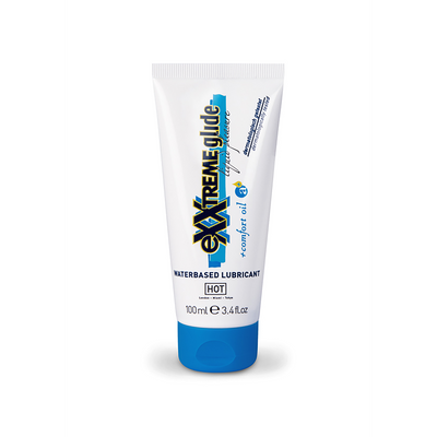 HOT Exxtreme Glide - Waterbased Lubricant with comfort Oil - 3 fl oz / 100 ml