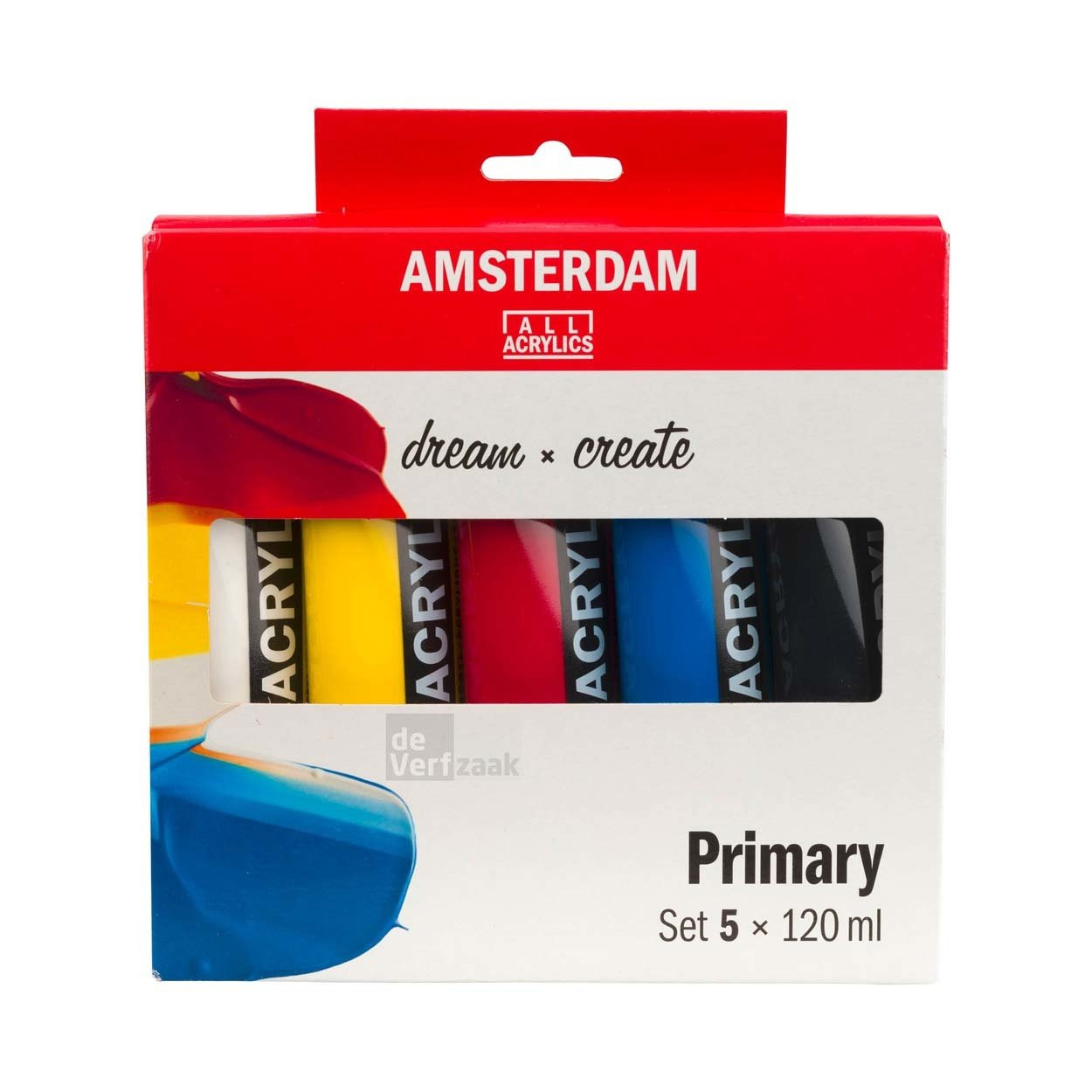 Amsterdam Acrylverf Primairset 5x120 ml