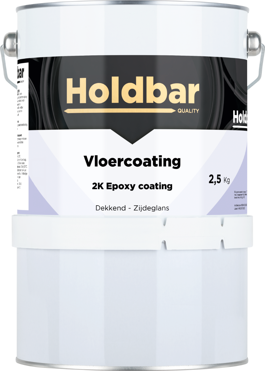 Holdbar Vloercoating Donkergrijs (RAL 7011) 2,5 kg