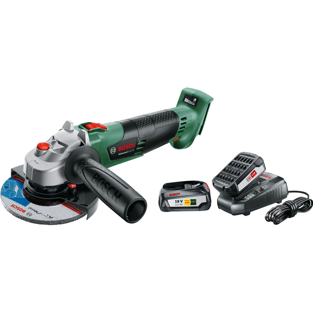 Bosch AdvancedGrind 18 + 2x 2,5 Ah accu