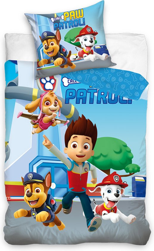 PAW Patrol Dekbedovertrek Call - 140 x 200 cm - Katoen